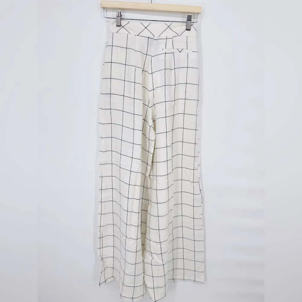 Revolve x‎ Rumer The Label Quinn Pant Ivory Plaid Size XS - Image 6