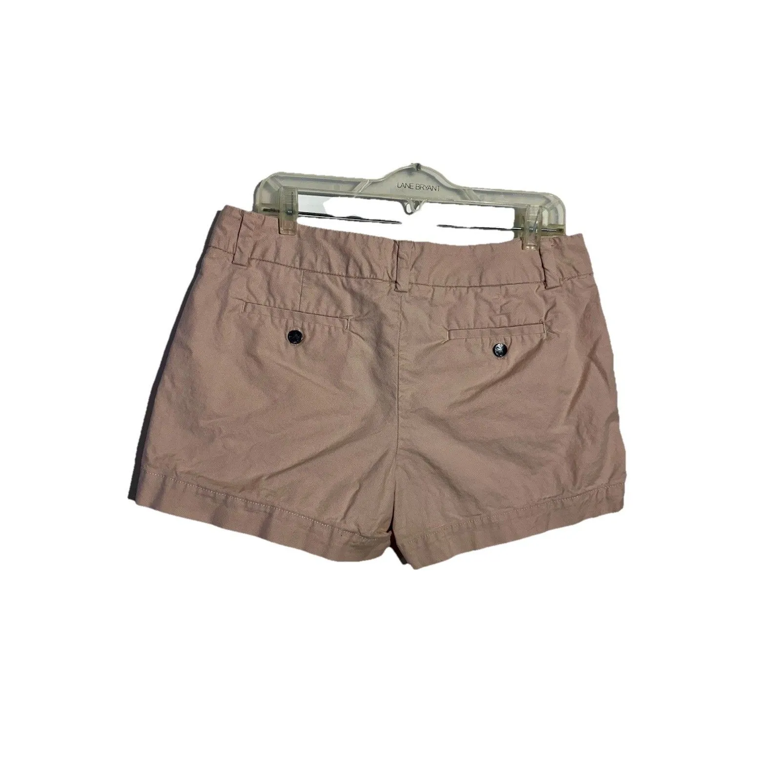 Calvin Klein Women's Salmon Pink Cotton Blend Casual Shorts, Size 10 - Image 2