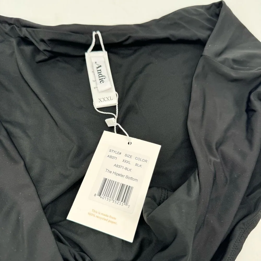 Andie‎ Swim The Hipster Bottom Black Size XXXL NWT - Image 5