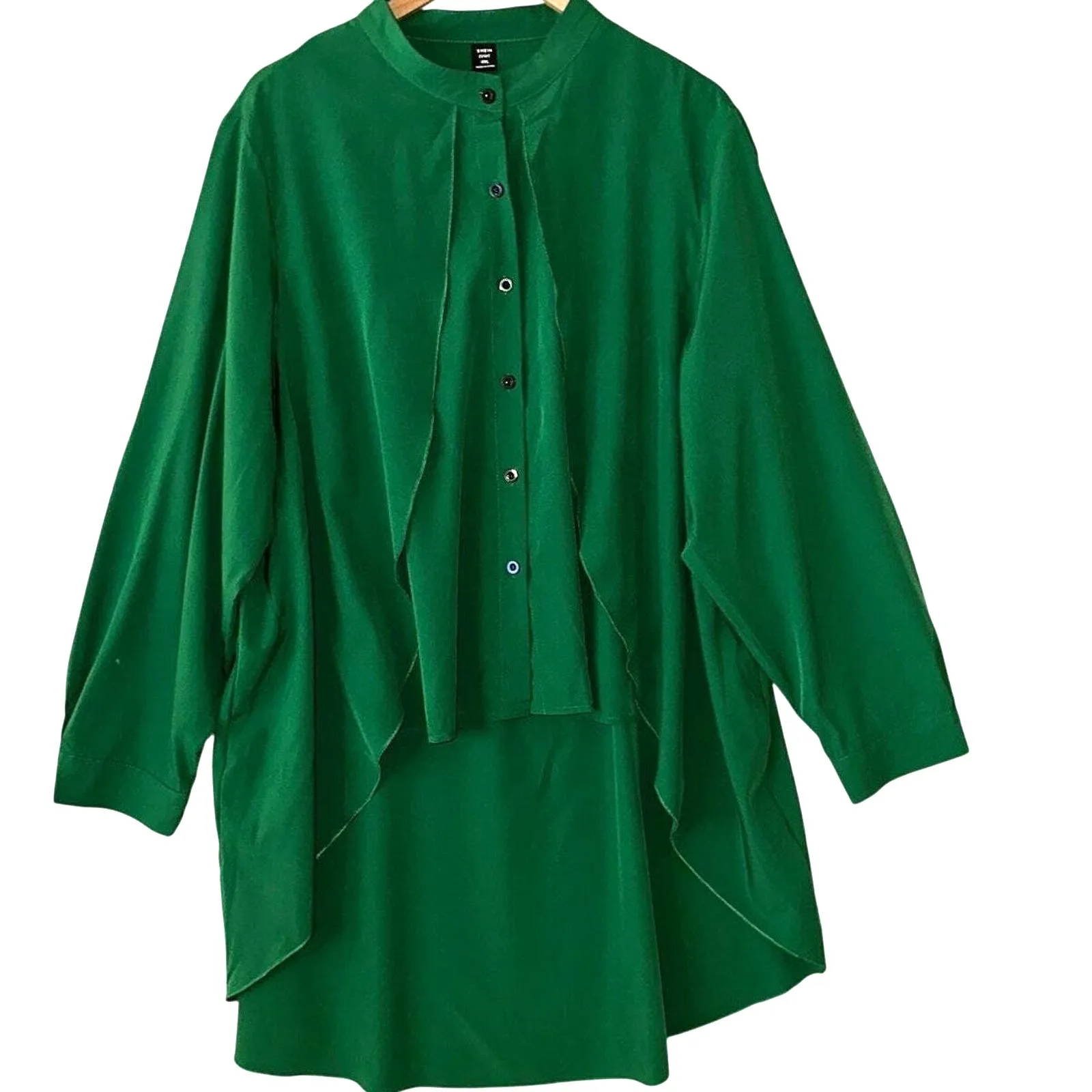 Designer Style Women's Blouse Size 4XL Shirt Relaxed‎ Fit Office Siren Career - Image 2