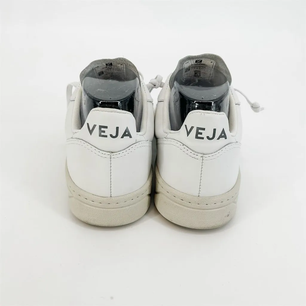 Veja x Free People V-12 White Leather Sneakers Casual Athletic size 8/39 - Image 7