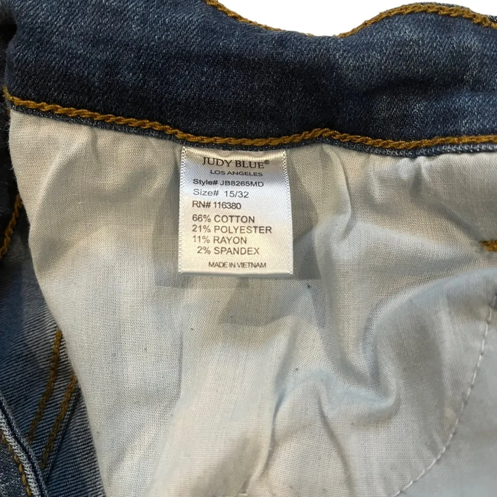 Judy Blue Skinny Fit Distressed Jeans, Sz 15/32 - Image 13