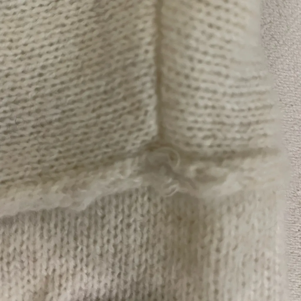 Alo Yoga NWT New Class Cashmere Hoodie Bone Heather Kangaroo Pocket L Oversized - Image 12