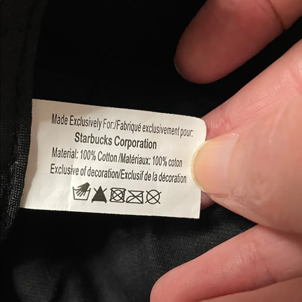 Starbucks Black Employee Hat OS - Image 4