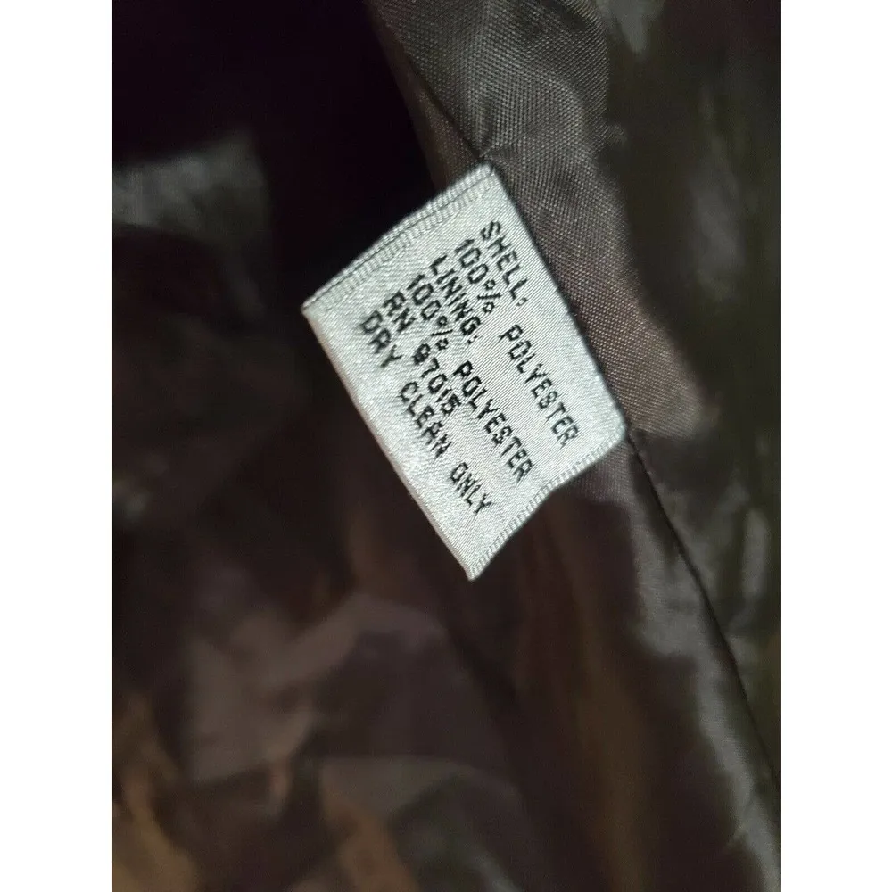 Pret A Porter Women's Black Polyester Long Sleeve Single Breasted Long Jacket 12 - Image 8