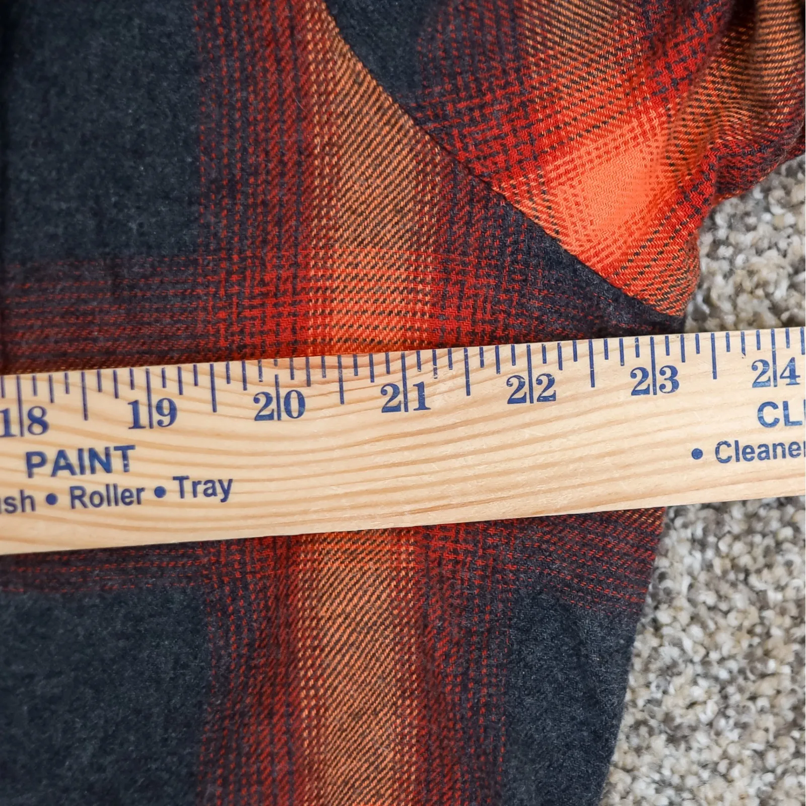 Old Navy The Boyfriend‎ Shirt Women's L Taylor Swift Plaid Evermore Flannel - Image 14