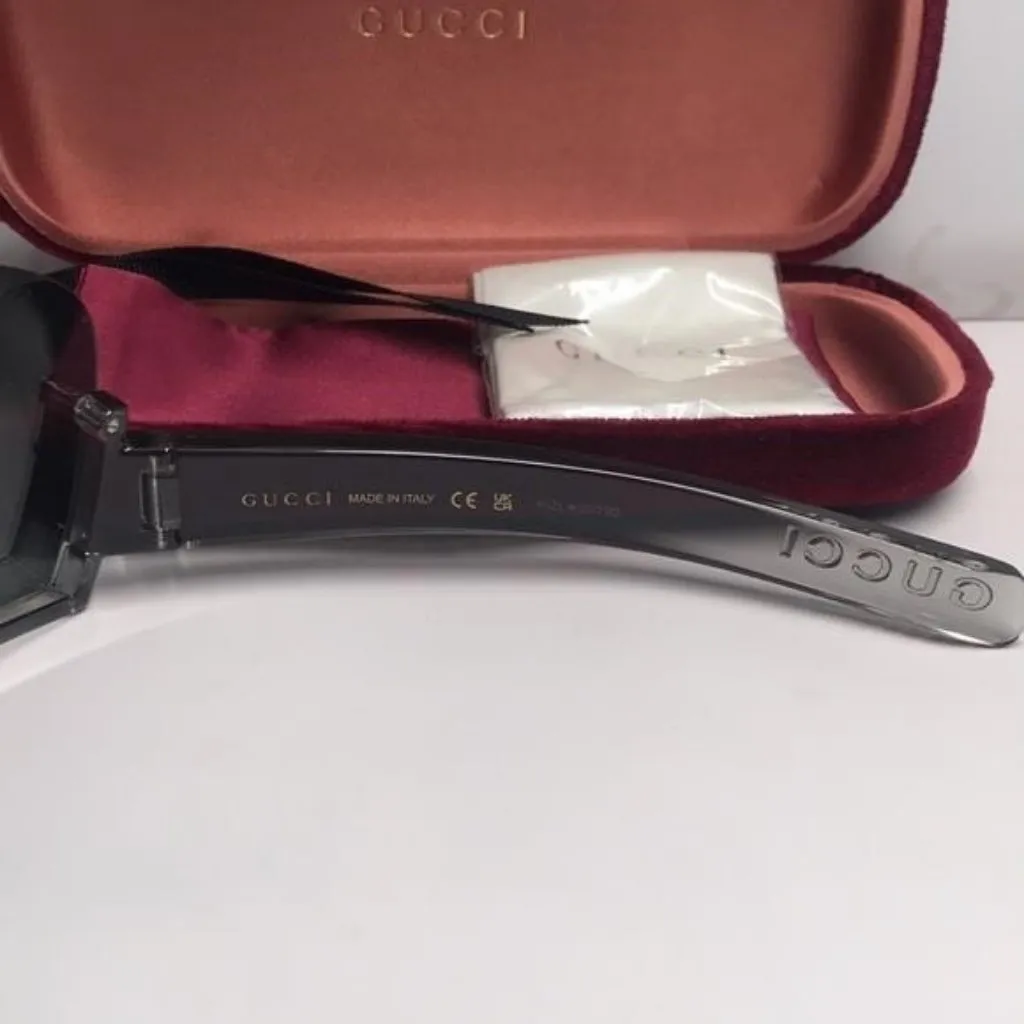 Authentic Gucci GG1637S 002 Silver Mirror Sunglasses – New - Image 4