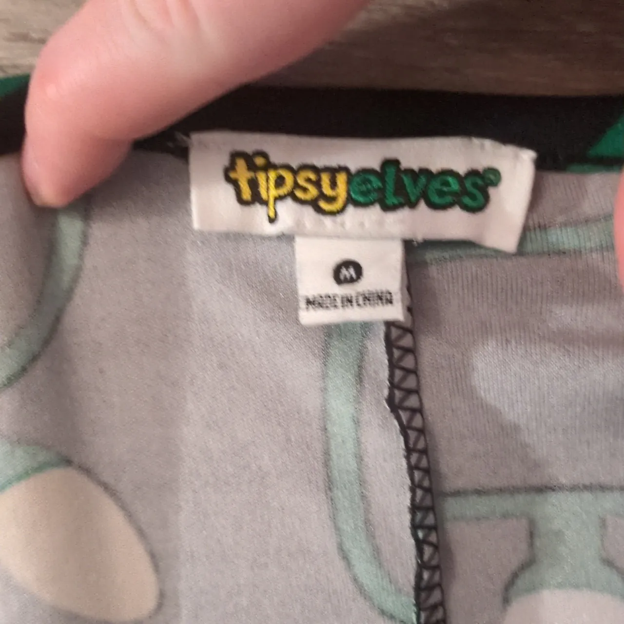 Tipsy Elves Long Sleeve Twinkle Light Dress Size Medium - Image 3