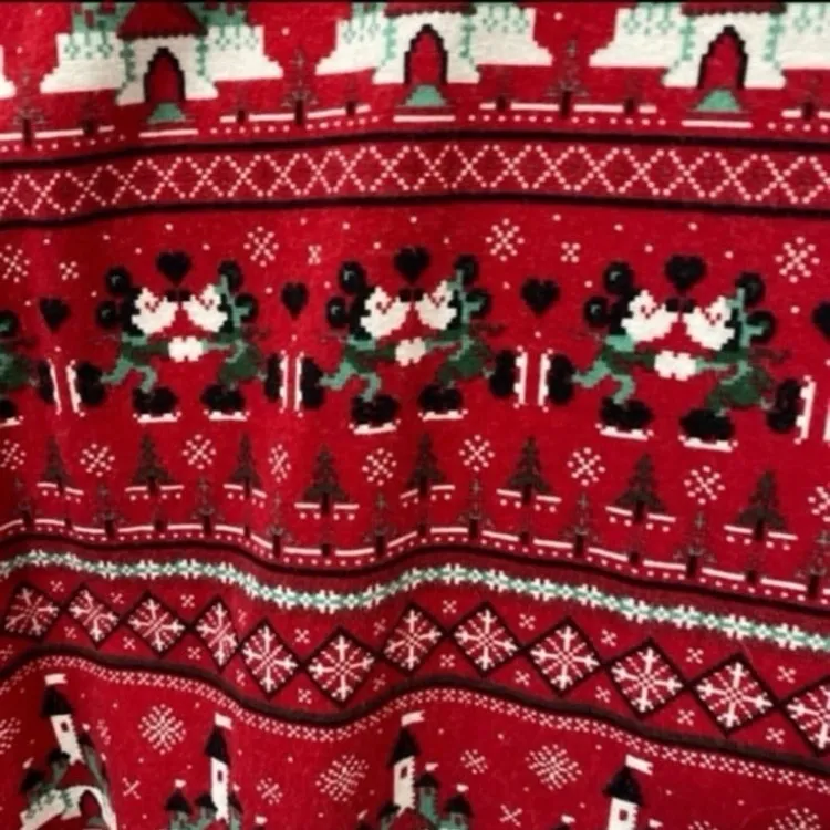 Disney parks ugly Christmas sweater spirit jersey S NWOT - Image 6
