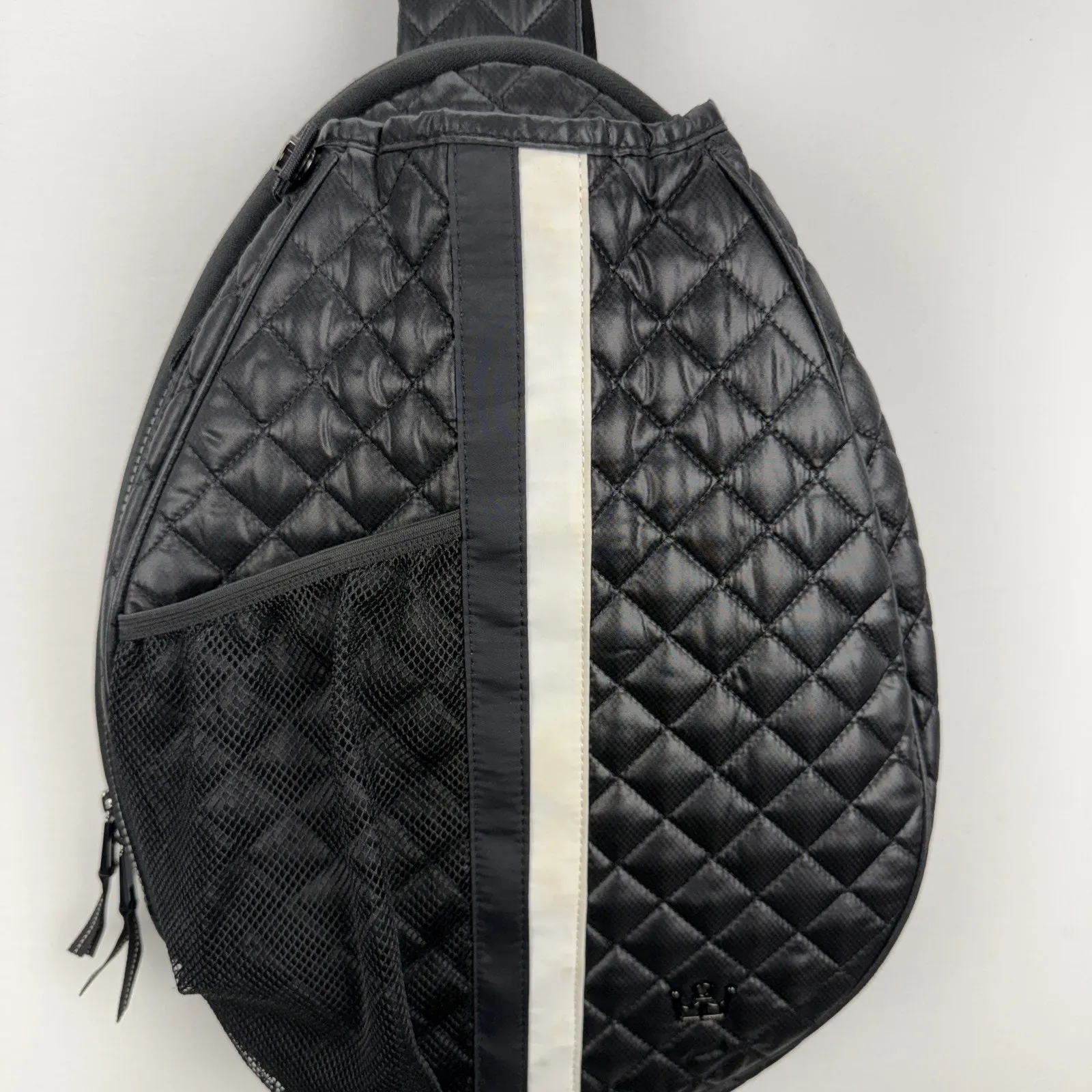 Oliver Thomas Maxed Out Quilted Pickleball Tennis Sling Bag Racquet Ball Pocket - Image 3