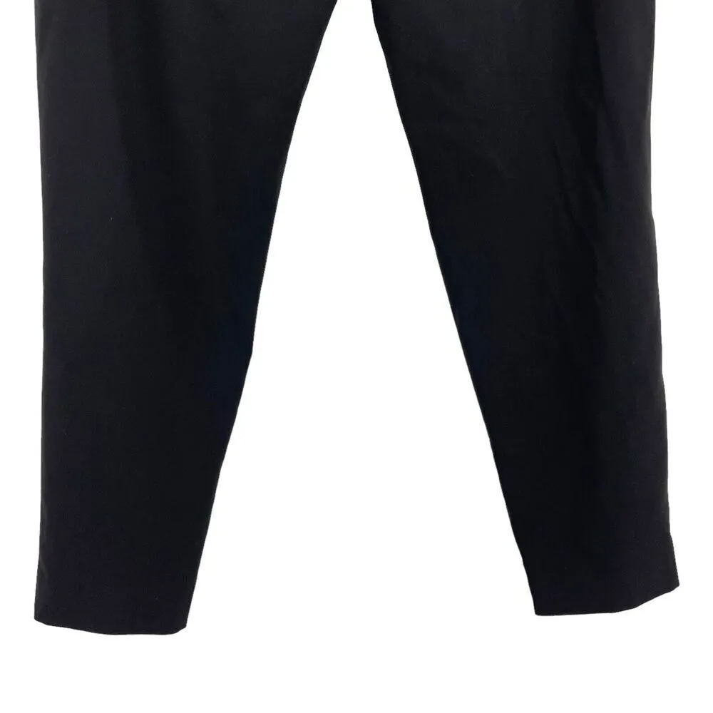 All Saints Dala Trousers Slacks Career Pants Pleated Black Womens Size 6 Tapered - Image 10