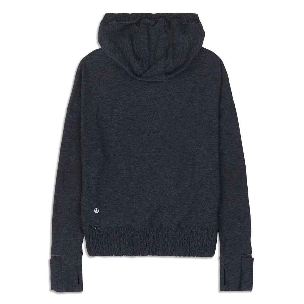 Lululemon Athletica Lead The Pack Hoodie, Heathered Stony Grape / Black sz. 2 - Image 14