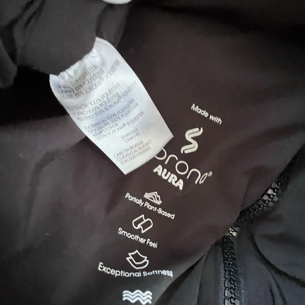 Calvin Klein full zip hooden outdoor black sleeveless womens puffer vest Size S - Image 9