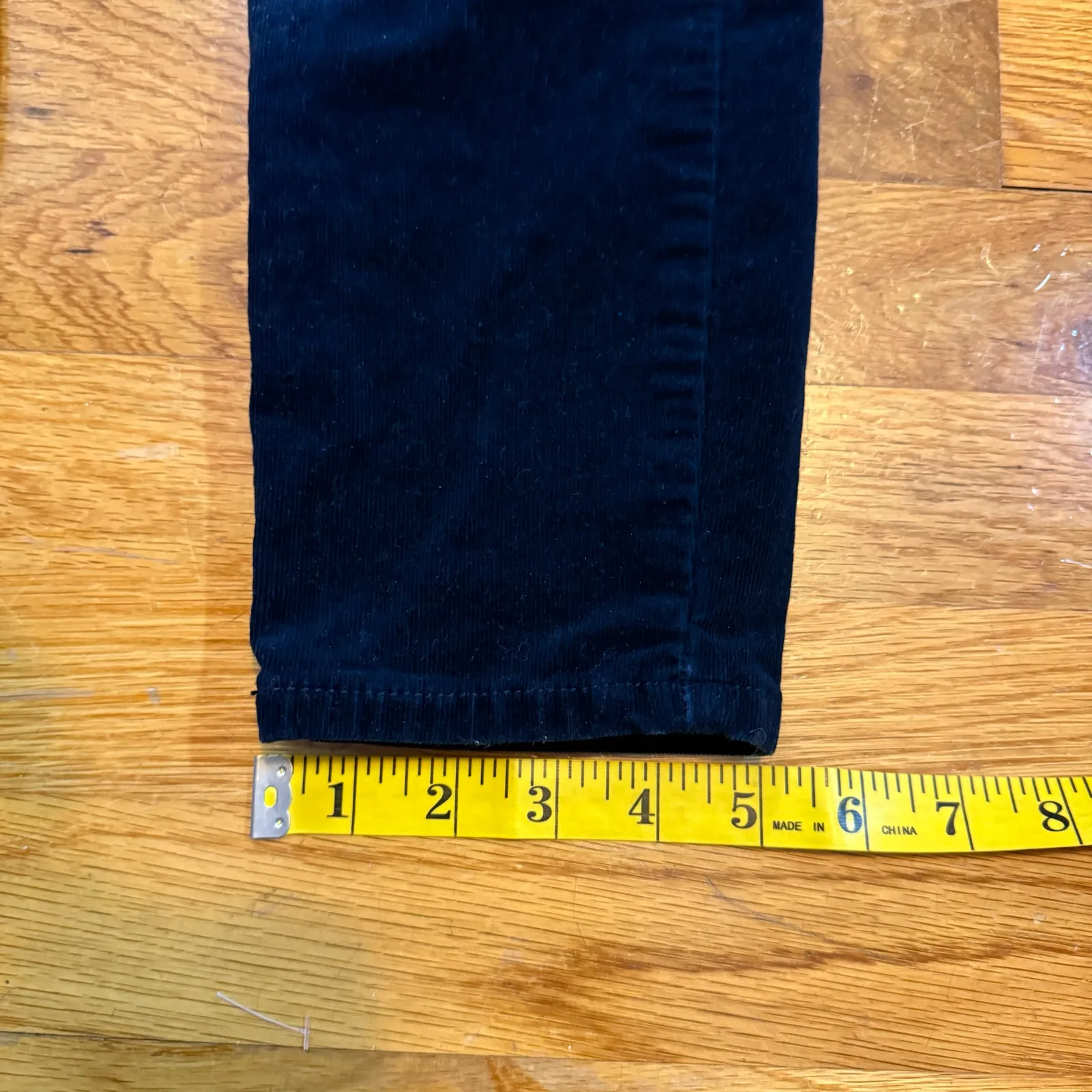 Kut from the Kloth Diana Skinny Women’s 6 Corduroy Pants Midnight Blue Stretch - Image 6