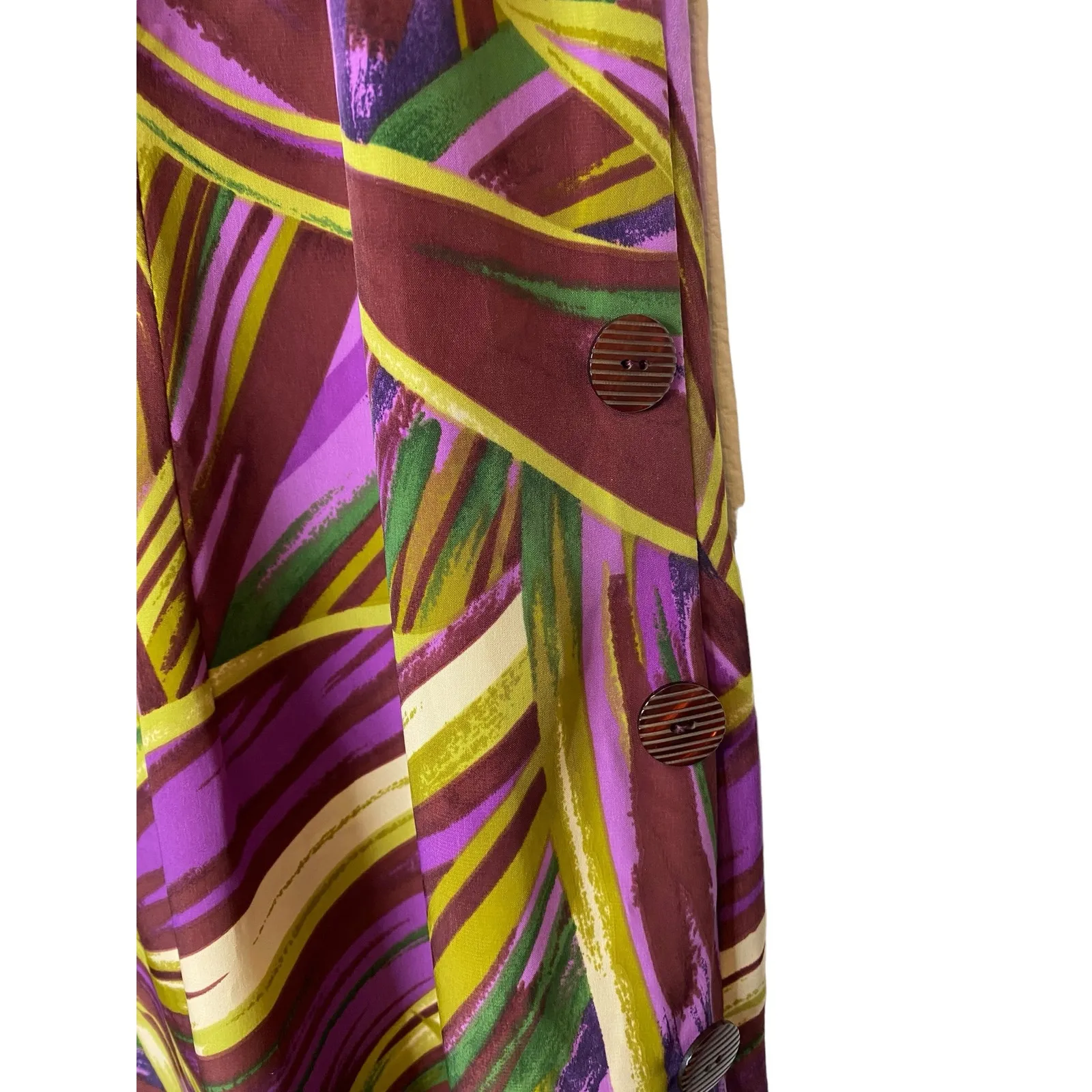 R&K Originals Vintage Sleeveless Midi Dress Purple Size 22W - Image 5