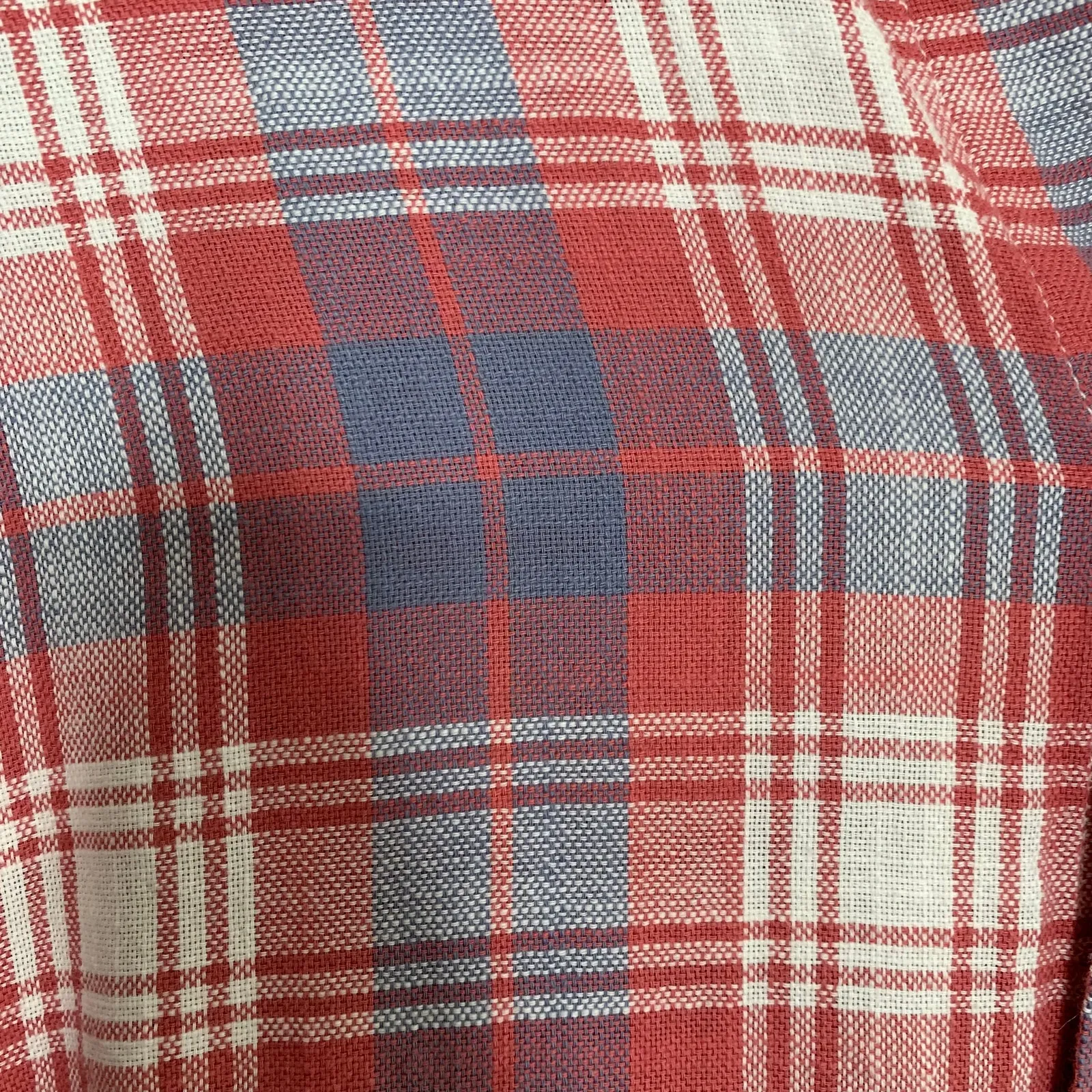 Rails Plaid Blue Red Button Down Shirt Longsleeve Womens Medium - Image 6