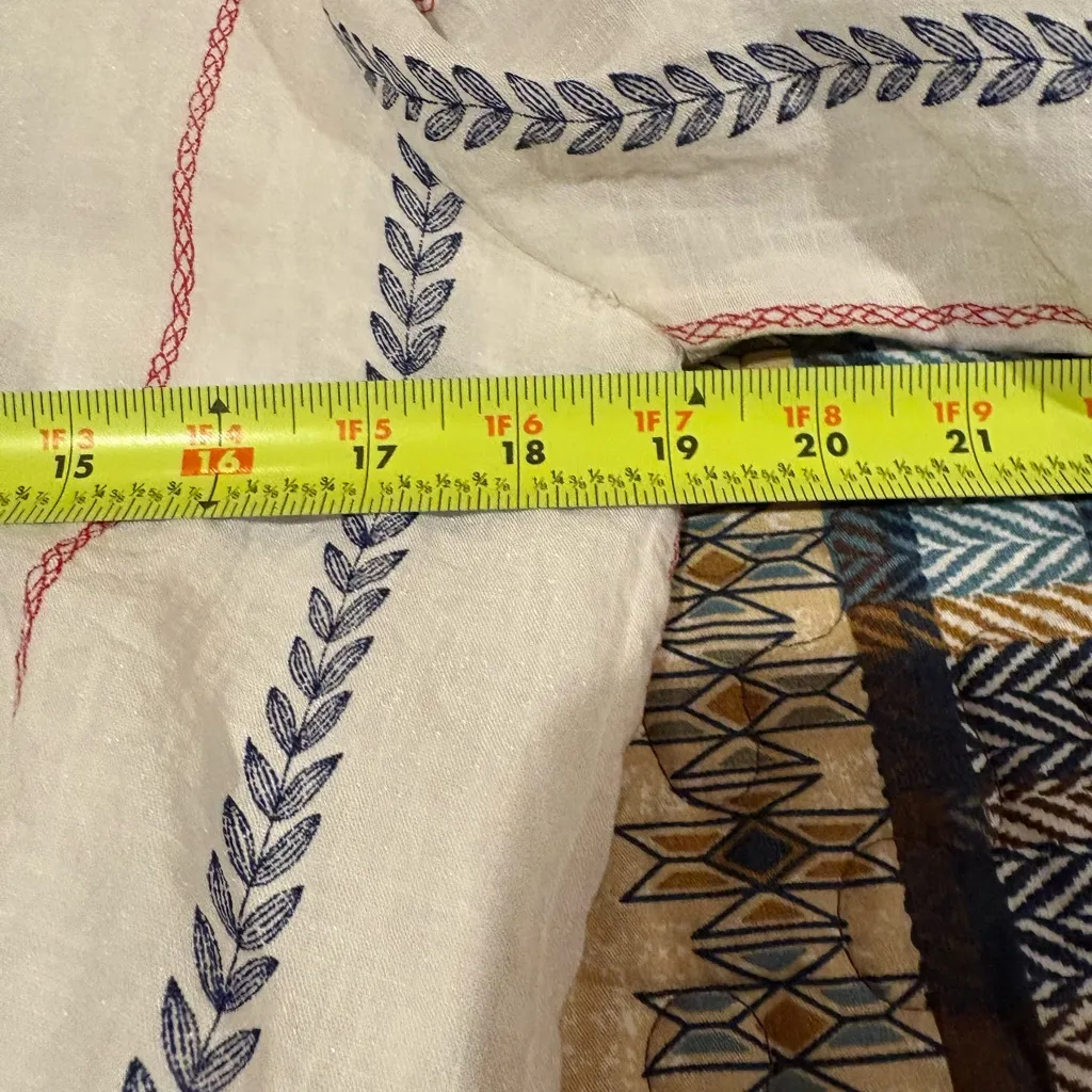 Anthropologie Moon River Wynnifred Blue & White Striped Off-the-Shoulder Romper - Image 12