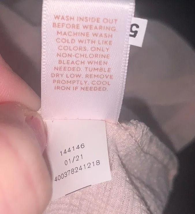 Light Pink Ruffle Lace Cold Shoulder Top - Image 8