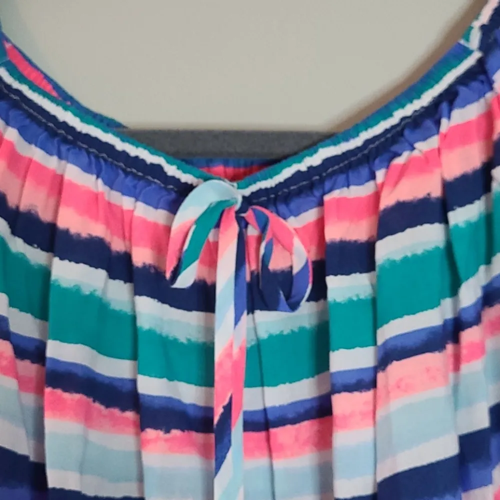 Lilly Pulitzer Sain Striped Off the Shoulder Top - Image 4
