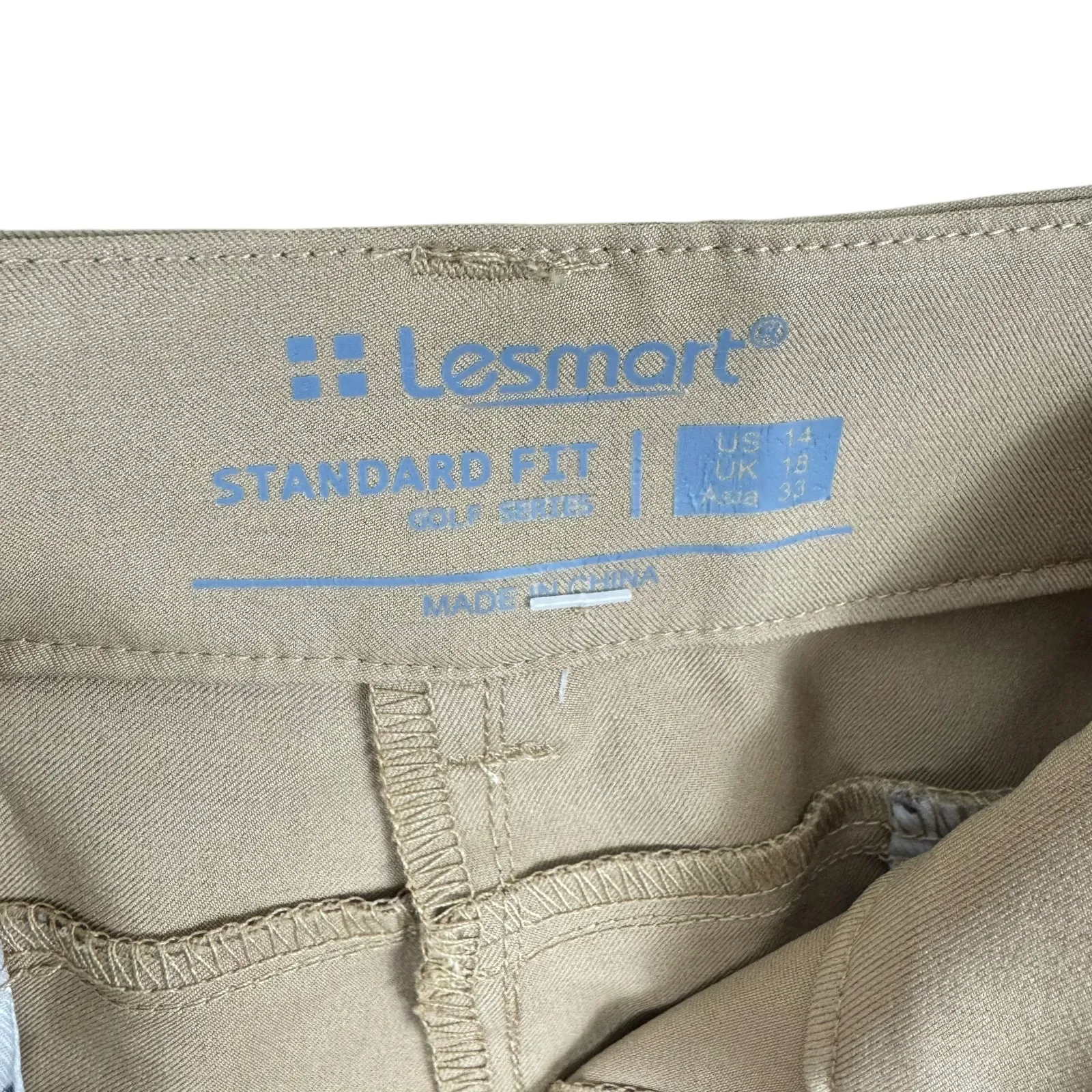 Lesmart NWT Tan Standard Fit Golf Series Lightweight Shorts Women's Size 14 - Image 9