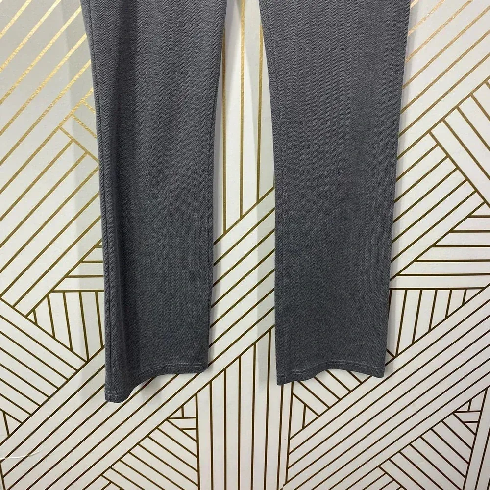 BETABRAND Dress Pant Yoga Pants Boot-Cut Classic Gray Herringbone Size‎ US XSP - Image 5