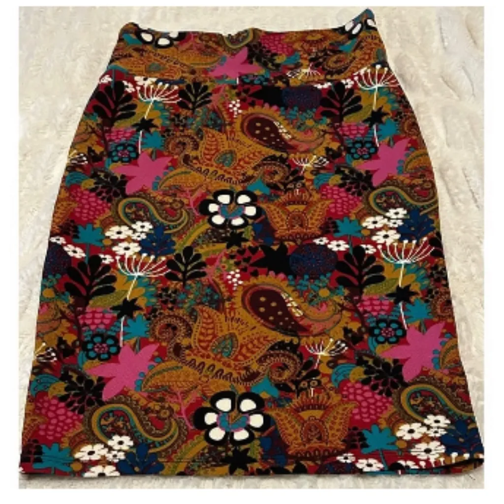 LuLaRoe Multicolor Floral Pencil Skirt - Image 8