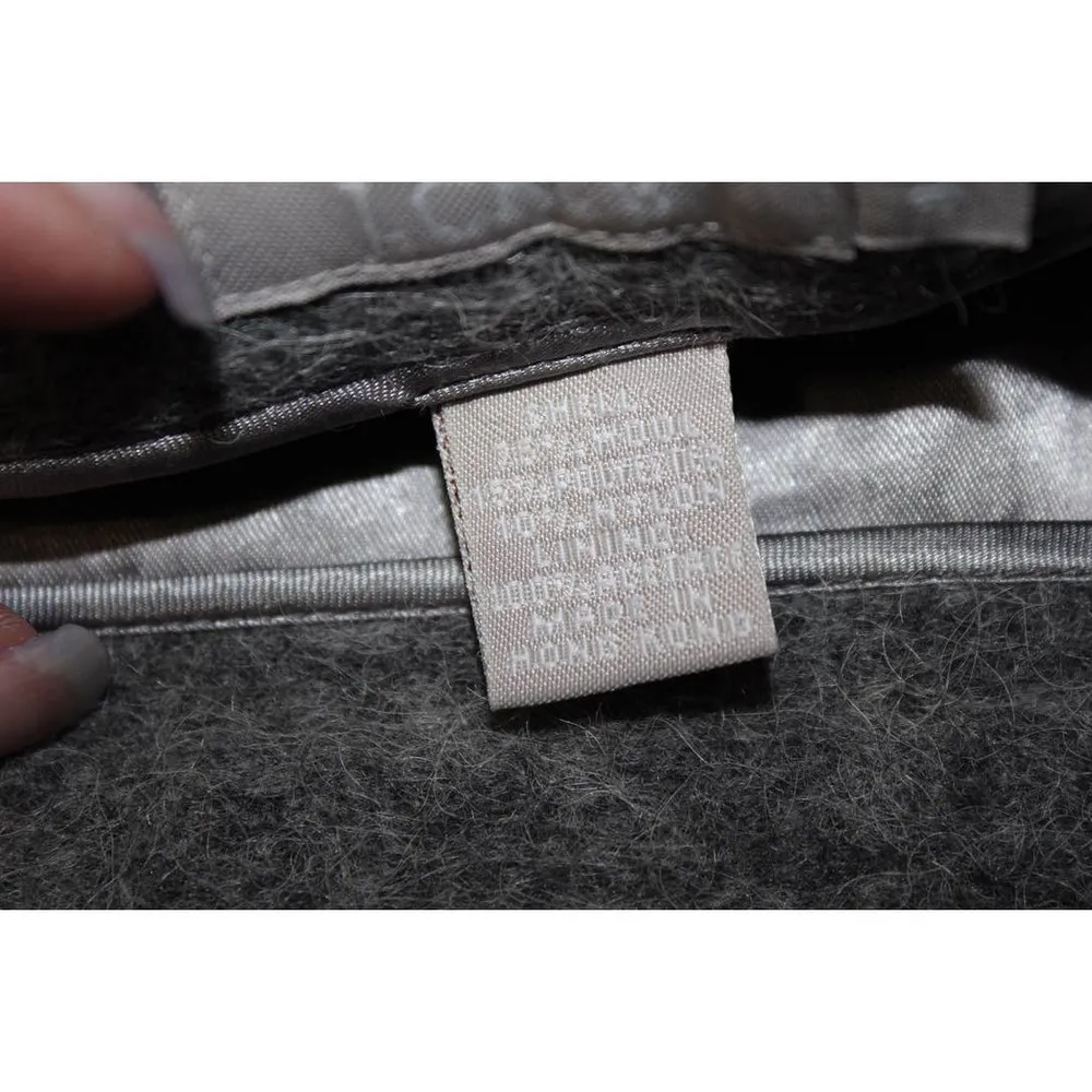 Women's J. Crew 37523 Gray Wool Fur Polyester Nylon Acetate Pencil Skirt Size 8 - Image 4