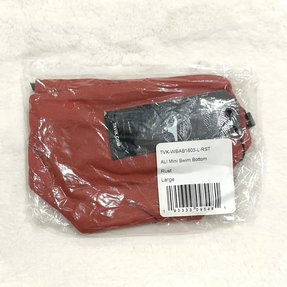 NWT Tavik Ali Mini Swim Bottom in Rust - Image 5