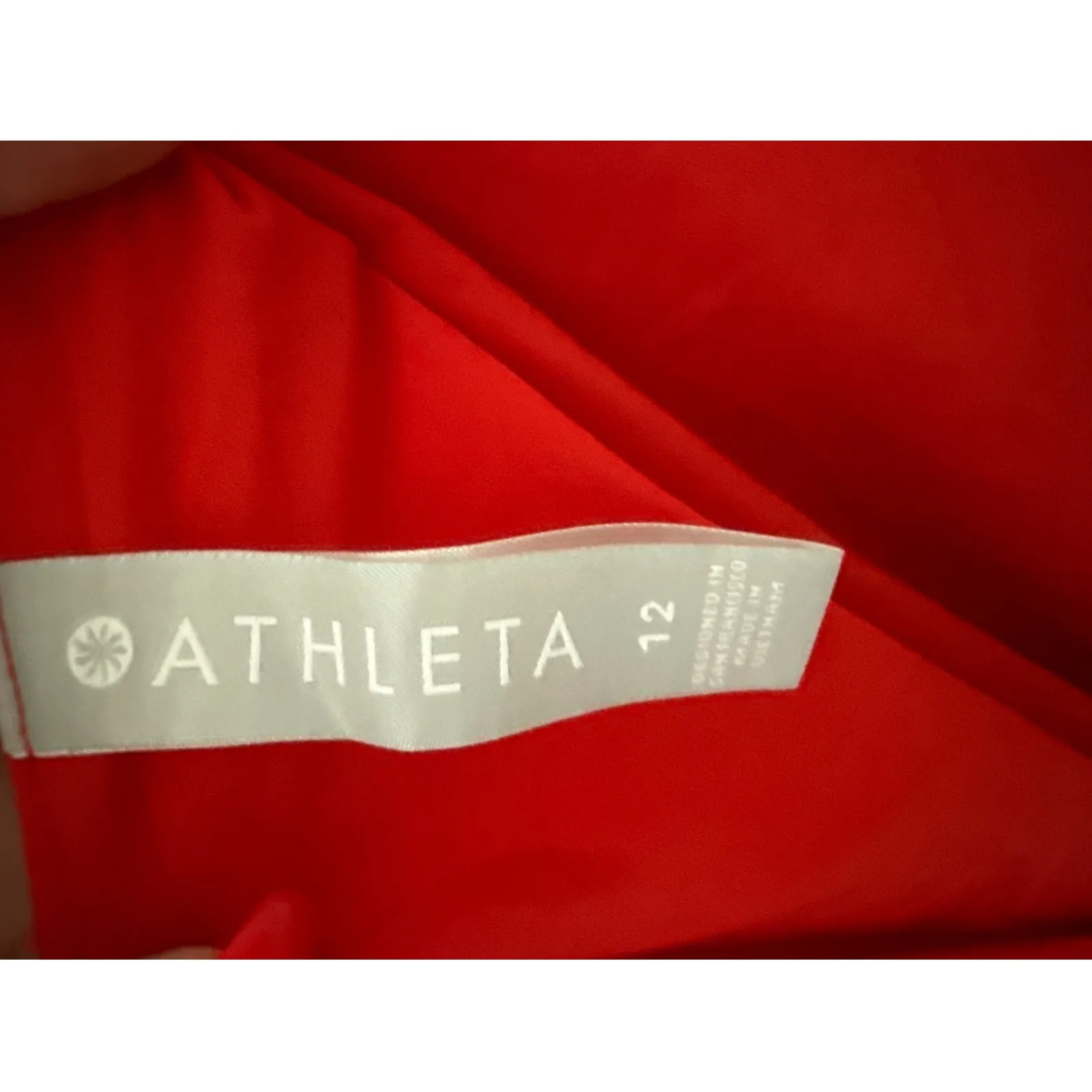 Athleta It's A Wrap‎ Timeless Romper Red Size 12 - Image 10