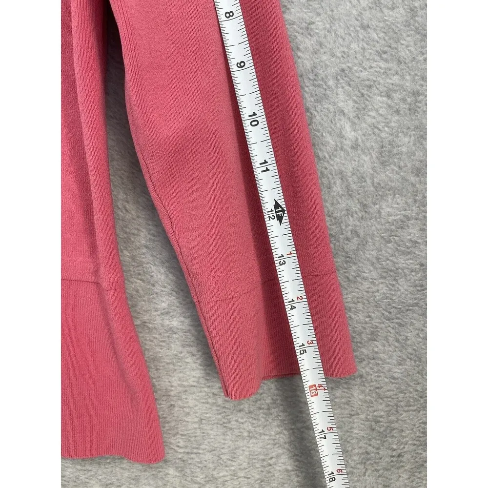 Talbots Women's Cardigan Sweater Pink Button Down 3/4 Sleeve Size Small Petite - Image 6