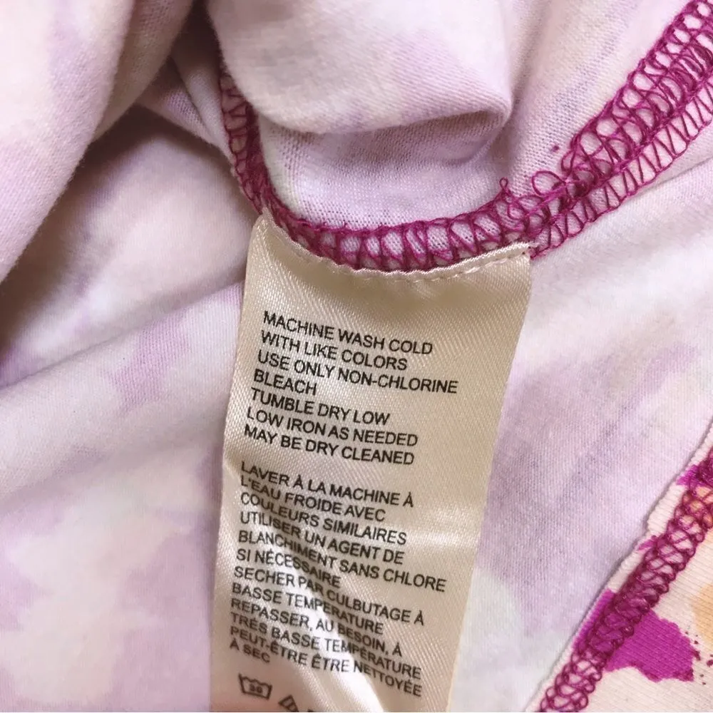 FREE PEOPLE Give‎ Me More Floral Crop Top Puff Sleeve Crisscross Back Small - Image 11