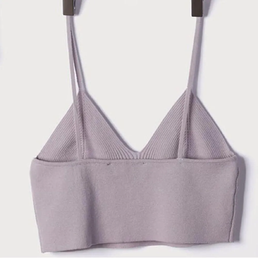 Lulus Two Cute Lavender Ribbed Knit Crop Top NWT Purple Size XS - Image 6