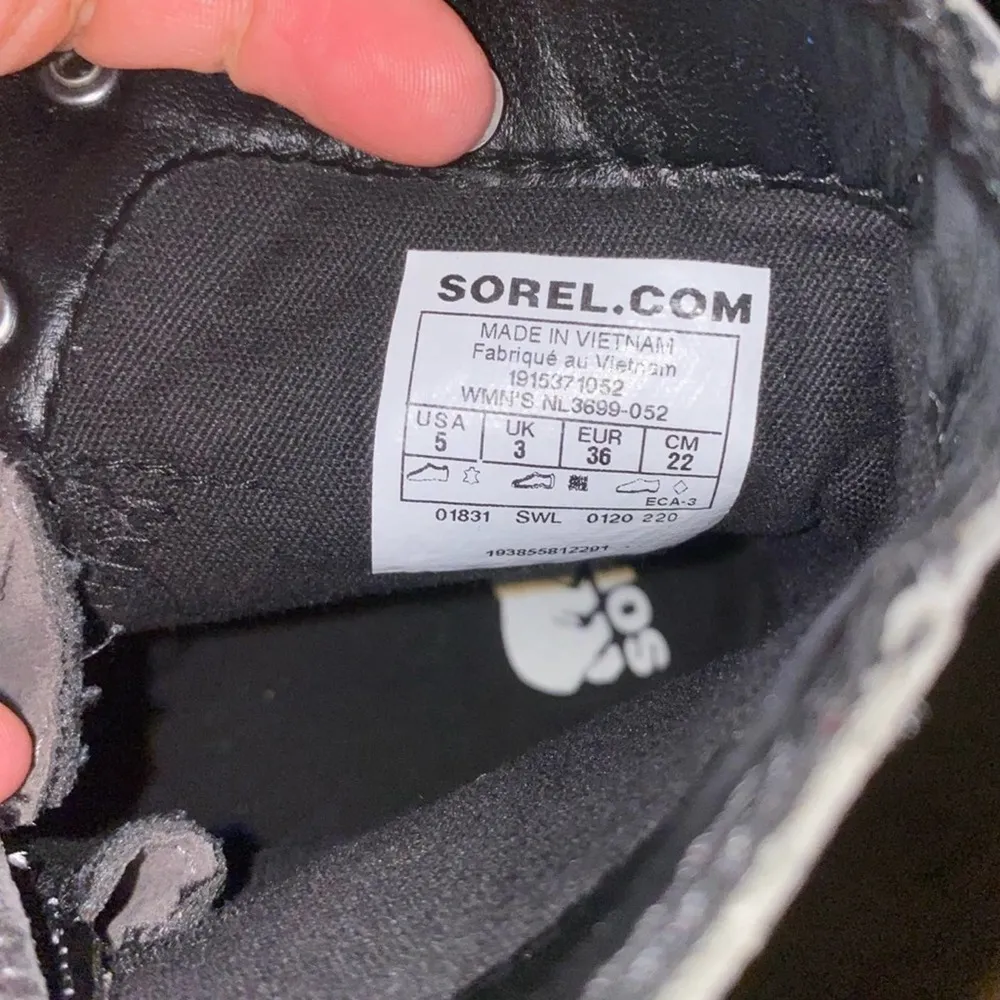 Sorel Lennox Lace Boot Quarry 5 NWOB Waterproof - Image 6