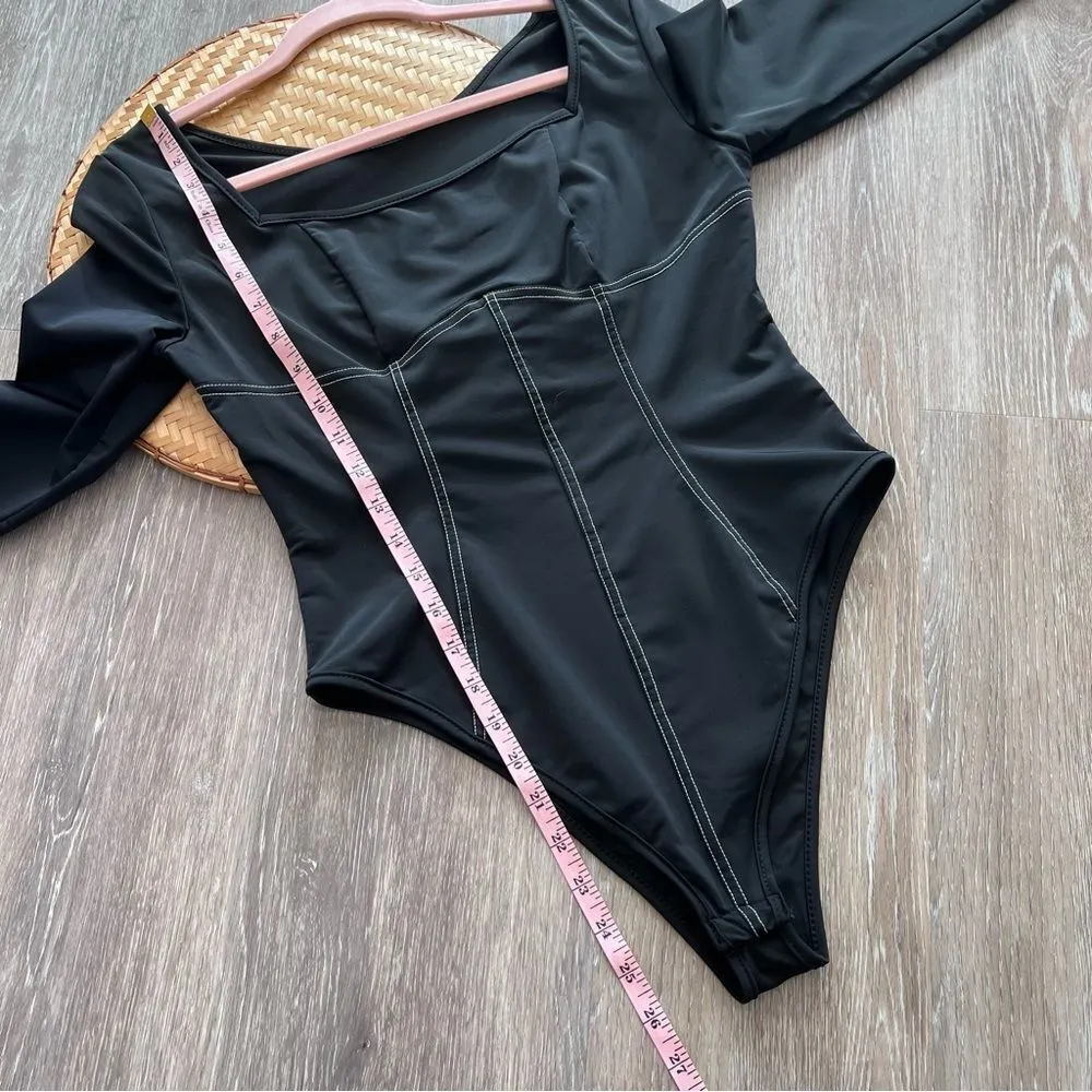 Cider black corset bodysuit‎ - Image 2