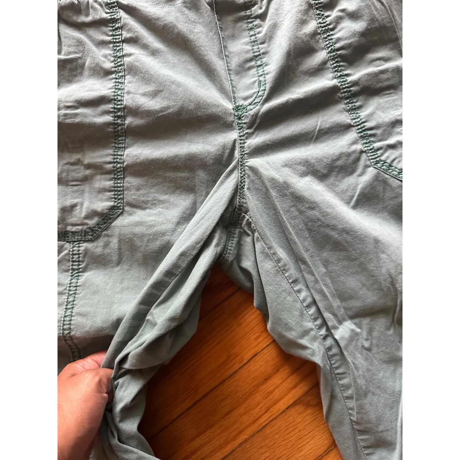 Natural Reflections Honey Creek Capri Pants – Deep Lichen Green - Image 5