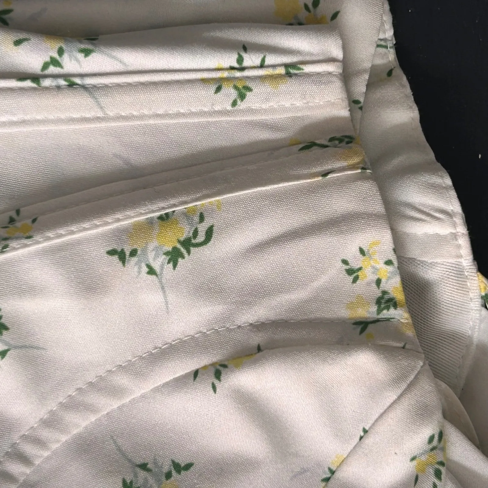 Floral Corset Top Cream Small Yellow - Image 12