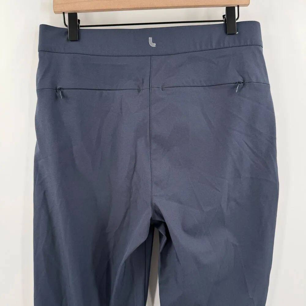 LOLE Miles Pants Size 10 Navy NWOT Tech Zipper Pockets Anytime Athleisure NEW - Image 13