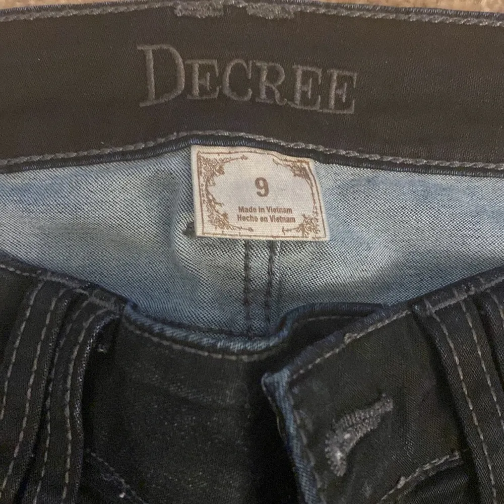 Decree Jeans Blue Juniors Size 9 EUC - Image 3