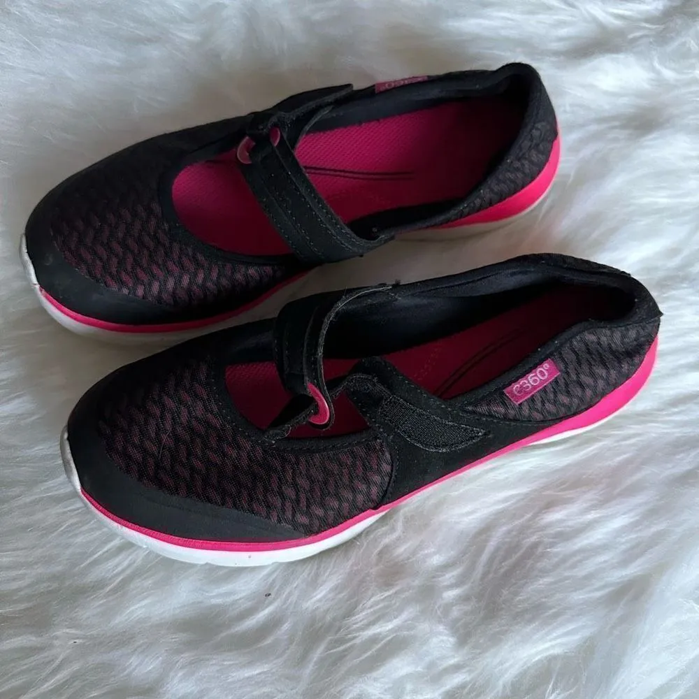 Easy Spirit black Mariel walking shoe E360 velcro hoop and loop closure, easy sl - Image 3