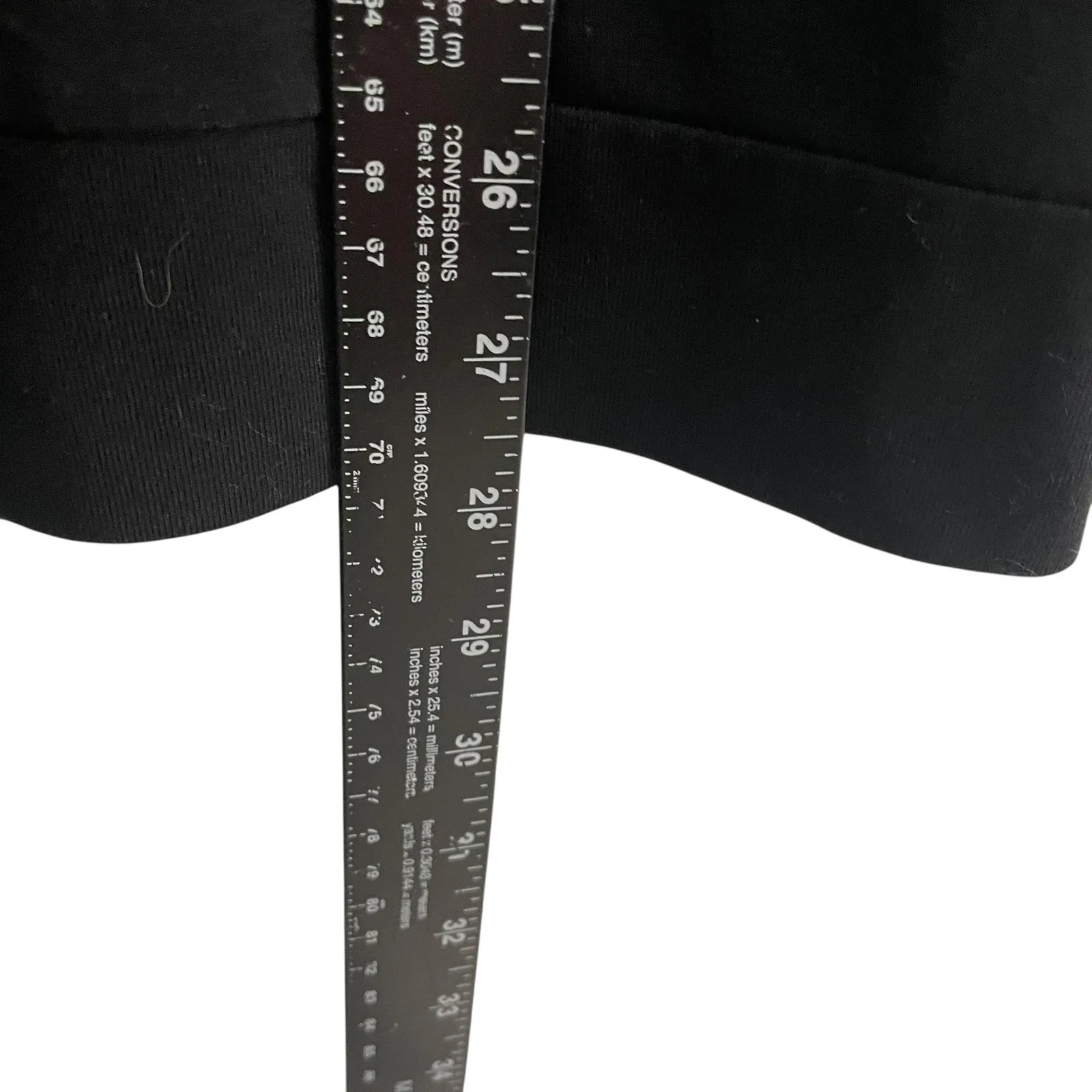 ZAGOO Black Striped Sleeve Cowl Neck Tunic Top Pockets Women S - Image 9