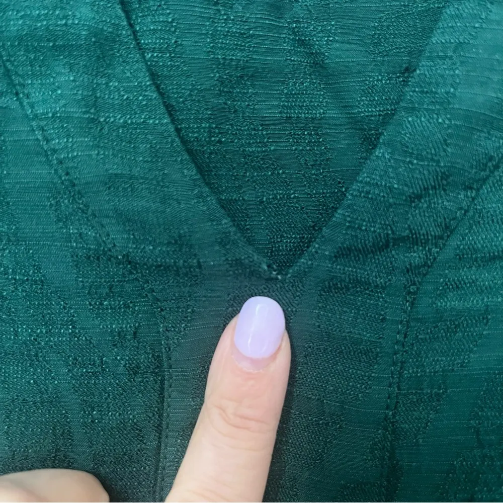 Maeve By Anthropologie Tiered Tunic Long Sleeve Dress Emerald Green Size Small - Image 5