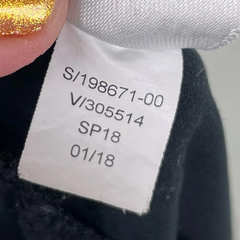 Athleta Brooklyn Ankle Pant Black Women's Size 4 Knit Panels Slim Leg Joggers - Image 8