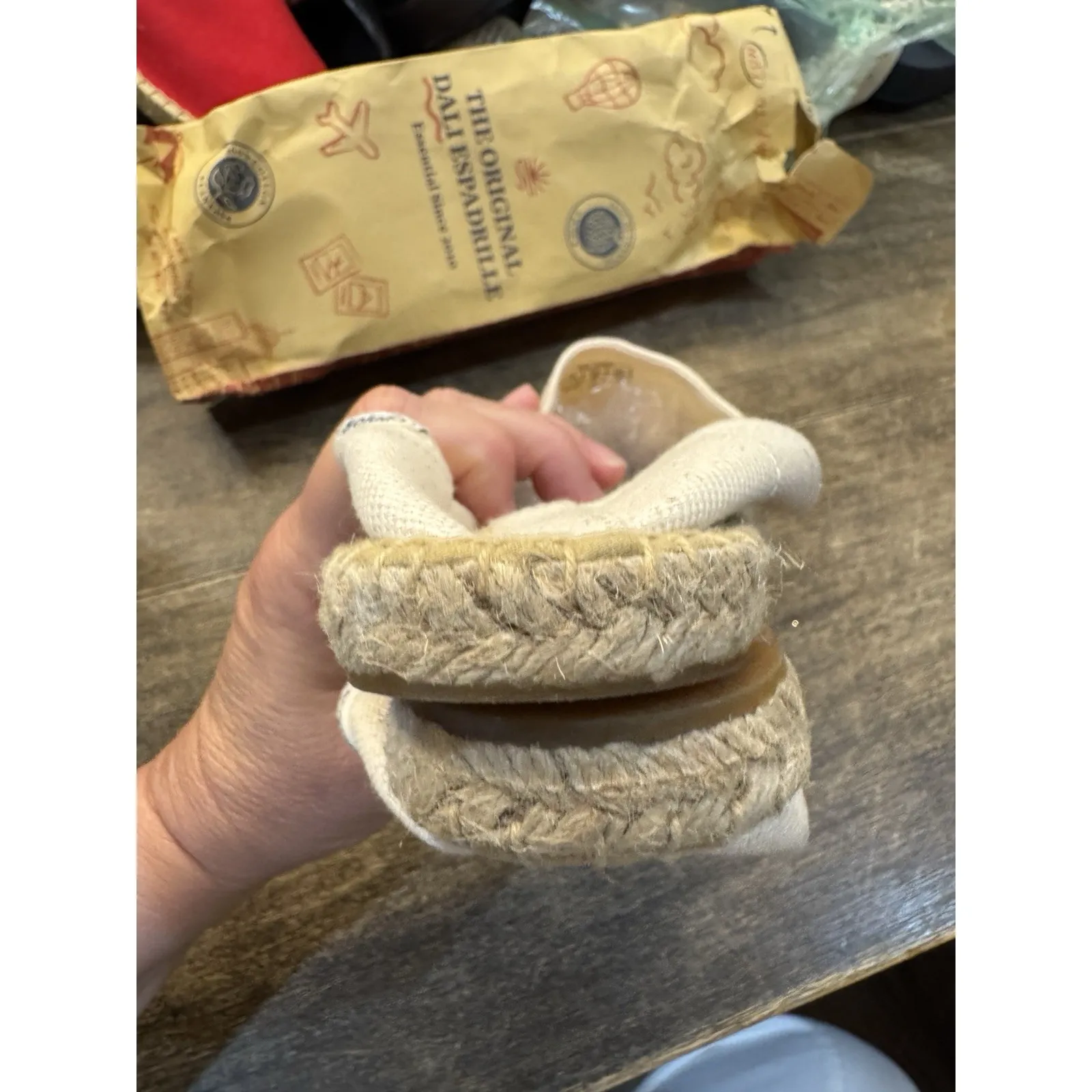 Soludos Original Espadrille Piedra Off White Women's‎ size 7 7.5 - Image 6