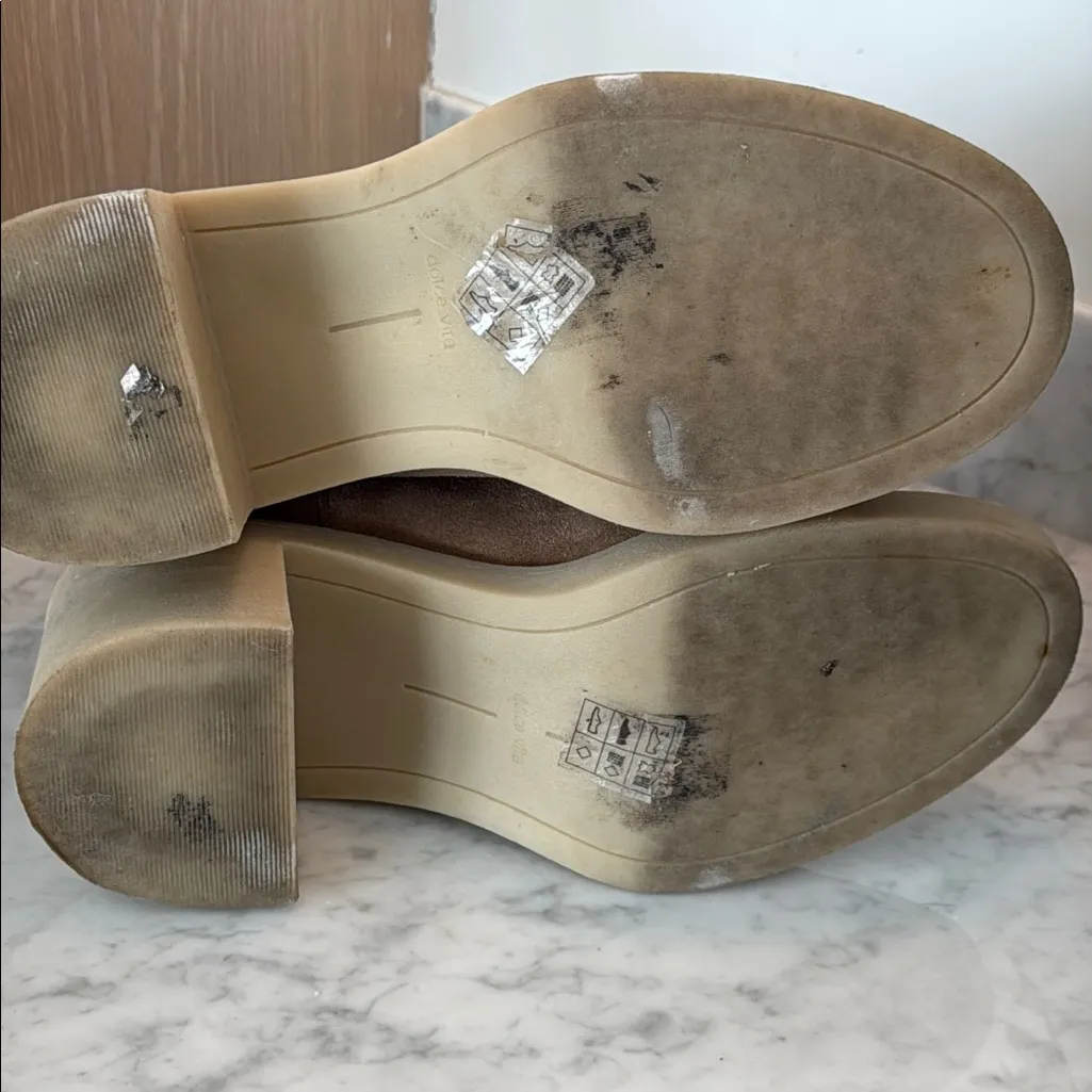 Dolce Vita Suede Ankle Boots (size 7.5) Tan - Image 6