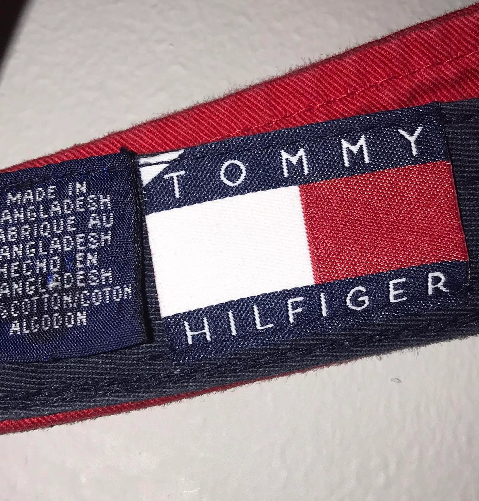 Tommy Hilfiger Red Tommy Hat - Image 4
