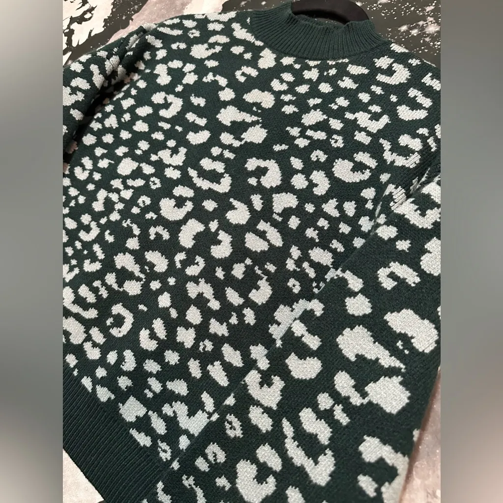 Animal Leopard Print Sweater - Image 2