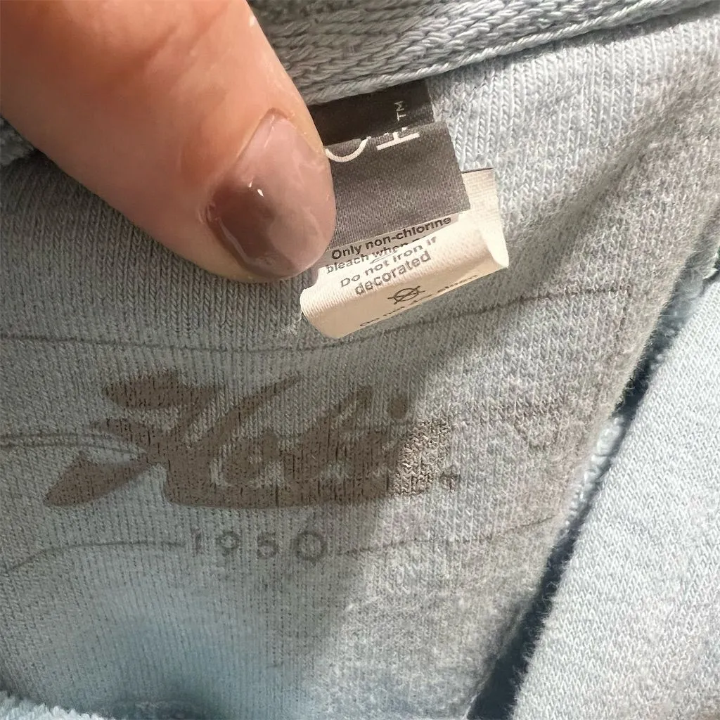 Hobie Unisex Pullover Hoodie Standard Blue California Surf Theme Fleece - Image 7