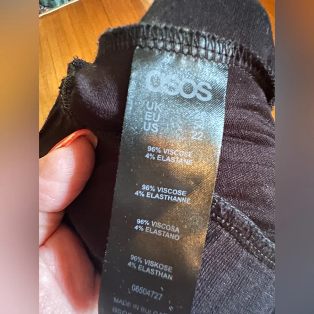 ASOS Curve Black Batwing Romper, Size 22, NWT - Image 9