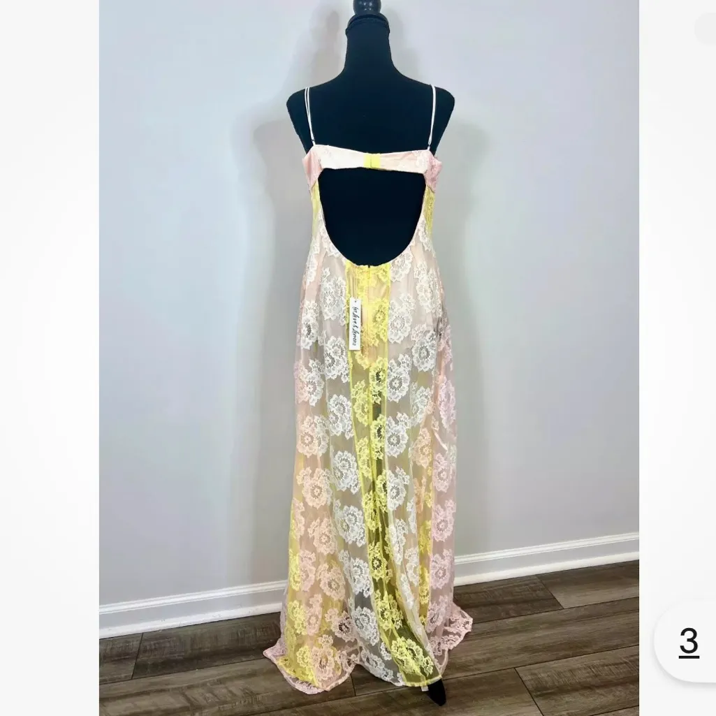 For Love & Lemons Lace Maxi Blossom Maxi Dress Pastel NWT Small and XL BNWT - Image 10