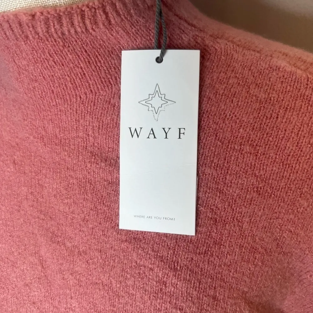 WAYF Women's Size Small Blush Tie Front Sweater Size Small  SKU#SW1 - Image 2